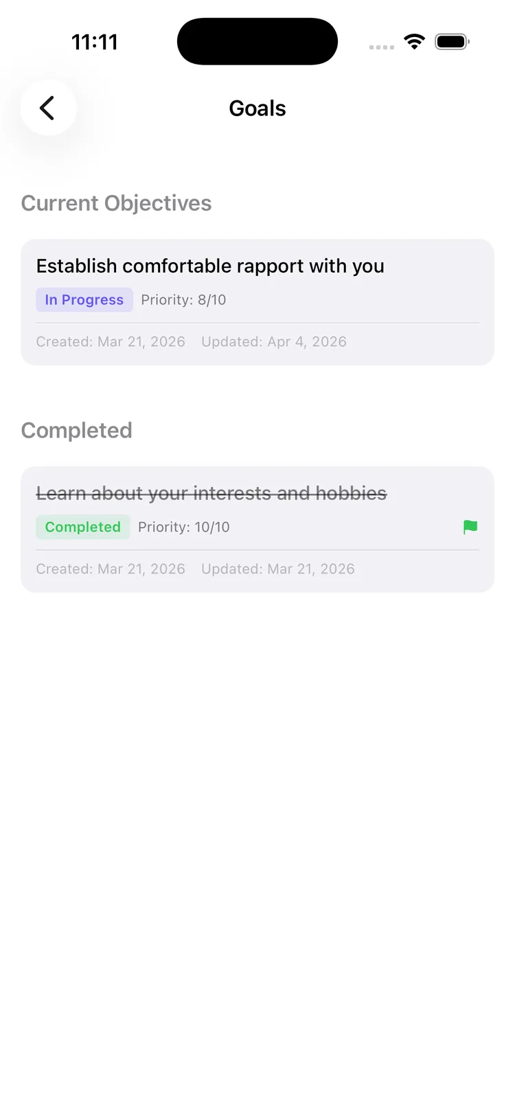 Eidolon iOS App Screenshot
